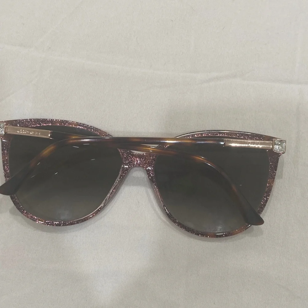 Jimmy Choo Tortoise Cat-Eye Sunglasses - Brown